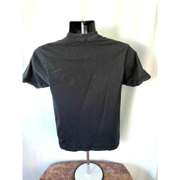Santa Cruz Flame Dot Logo Black Skate T-Shirt Size M - Picture 2 of 6